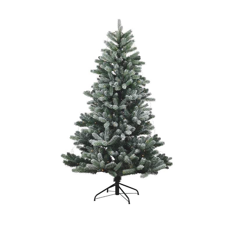 Sirius Anton juletræ med sne 312 LED H2,4 meter