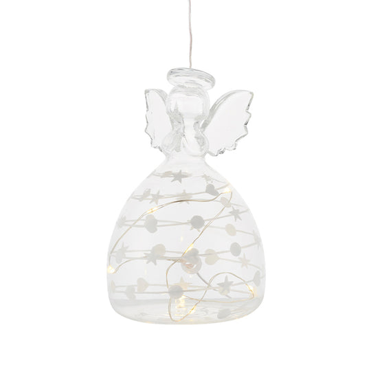 Sirius Sweet Christmas engel ophæng med LED lys H13 cm