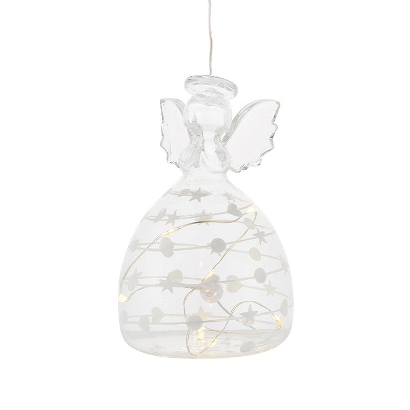 Sirius Sweet Christmas engel ophæng med LED lys H13 cm