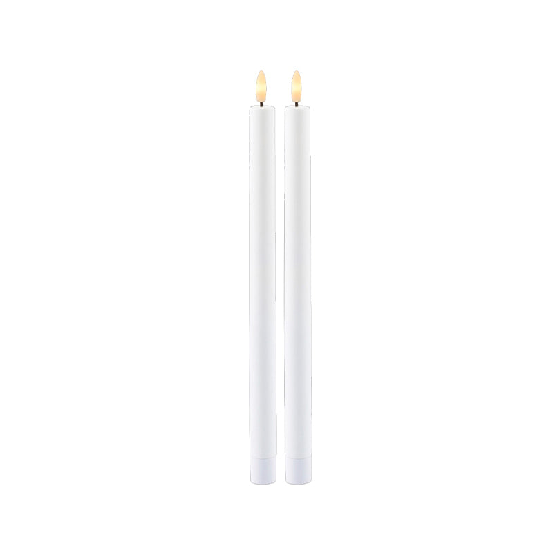 Sirius Sille genopladelig LED kronelys 2 stk. hvid Ø2x35 cm