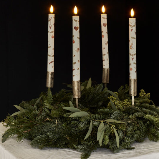 Sirius Mie LED julelys hvid H22 cm 2 stk.