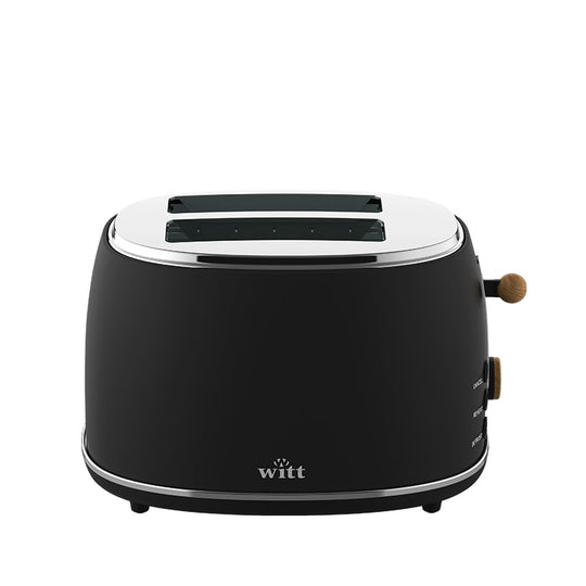 Witt Premium brødrister 2-slicer sort 850 watt