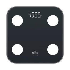 Witt smart scale personvægt sort 180 kg
