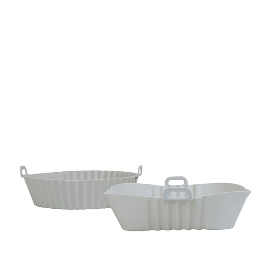 Airfryer silikoneforme Ø20cm + 21x21cm