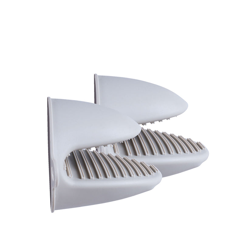 Airfryer grydelapper silikone 2 stk. grå