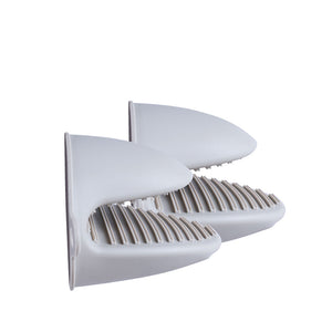 Airfryer grydelapper silikone 2 stk. grå