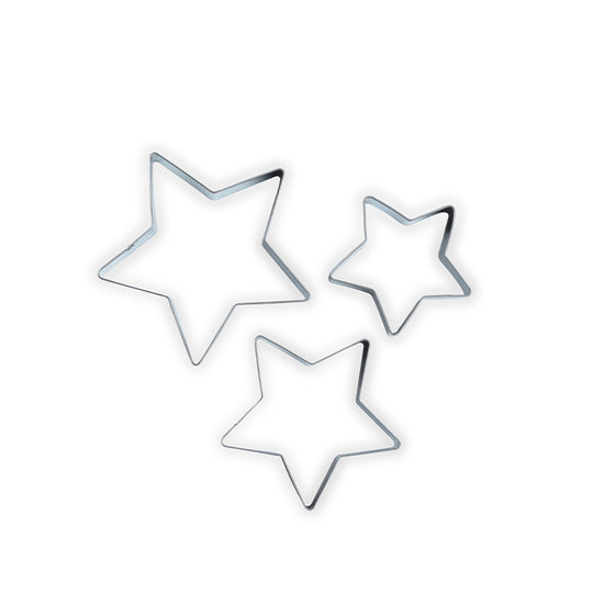 Aldente stjerne udstiksforme 3 stk