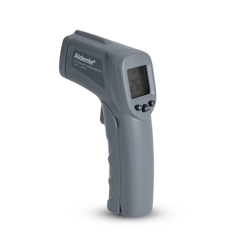 Aldente infrarødt termometer grå