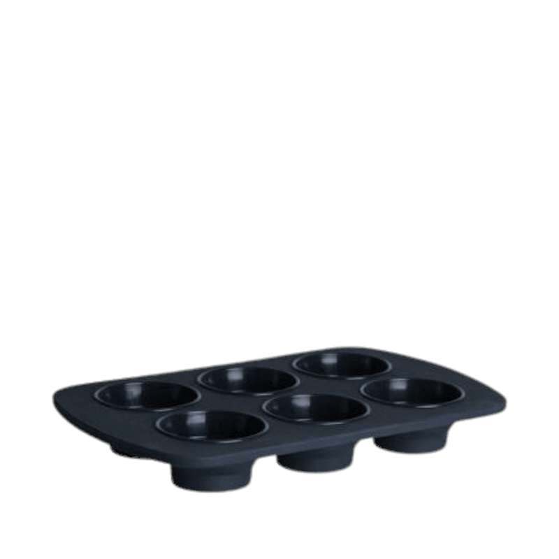 Foldbar muffinform 6 huller silikone
