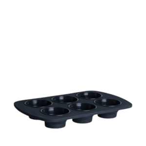 Foldbar muffinform 6 huller silikone