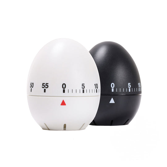 Aldente æggeur - Hvid/Sort display