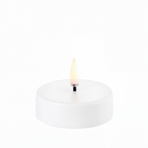 Uyuni Lighting LED maxi fyrfadslys hvid Ø 6 cm 2 stk.