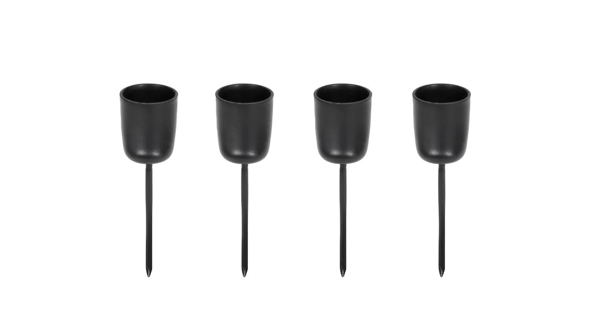 Uyuni  Spike til kronelys, Matt Black - 4 stk