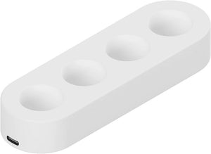 Uyuni LED rechargeable base, Taper, 4, USB-C, White 13x4 cm