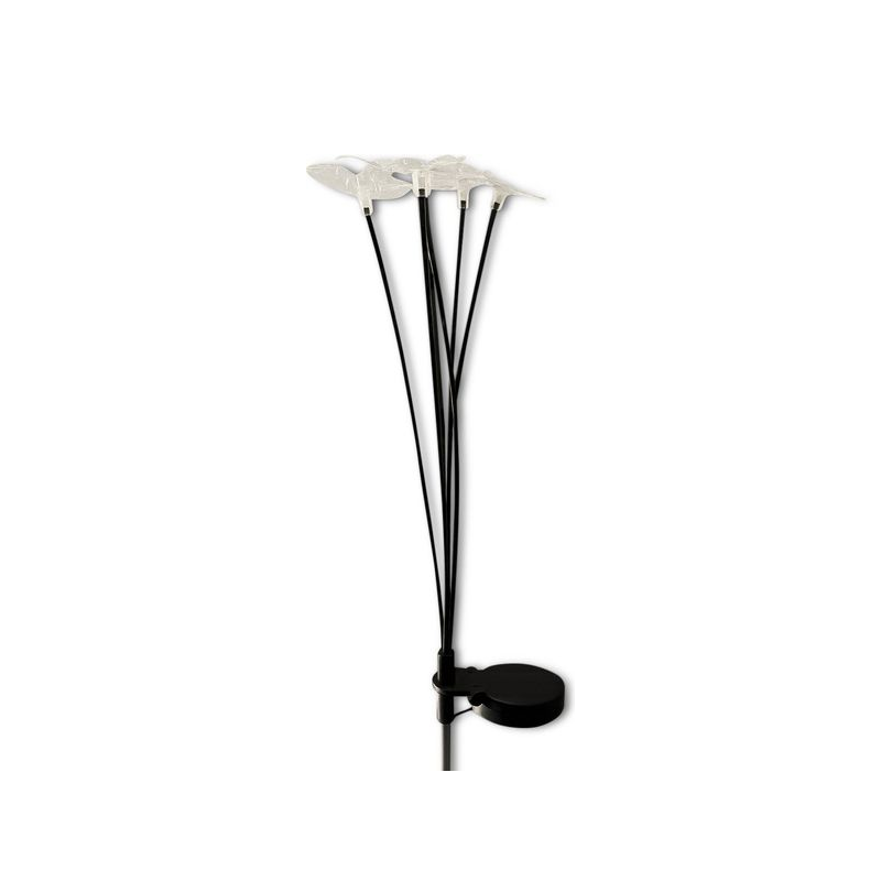 Enjoy solcelle stilk med 6 sommerfugle