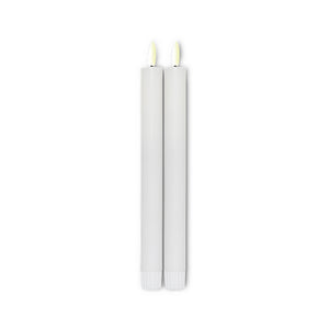 ENJOY LED stagelys 2-pak Ø2,2xH22 cm hvid