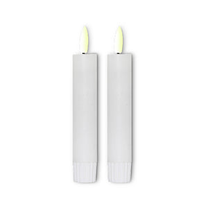 ENJOY LED stagelys 2-pak Ø2,2xH11 cm hvid