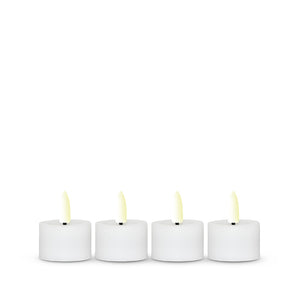 ENJOY LED fyrfadslys 4-pak voks Ø3,9xH2,5 cm