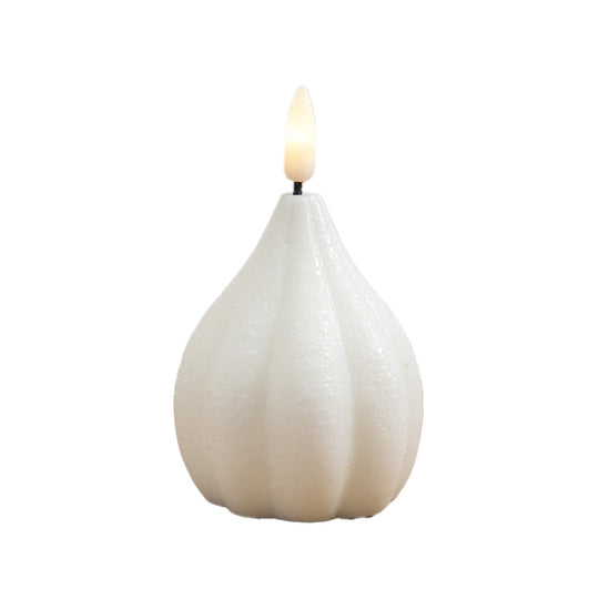 ENJOY LED løglys med timerfunktion Ø6,5xH8 cm hvid