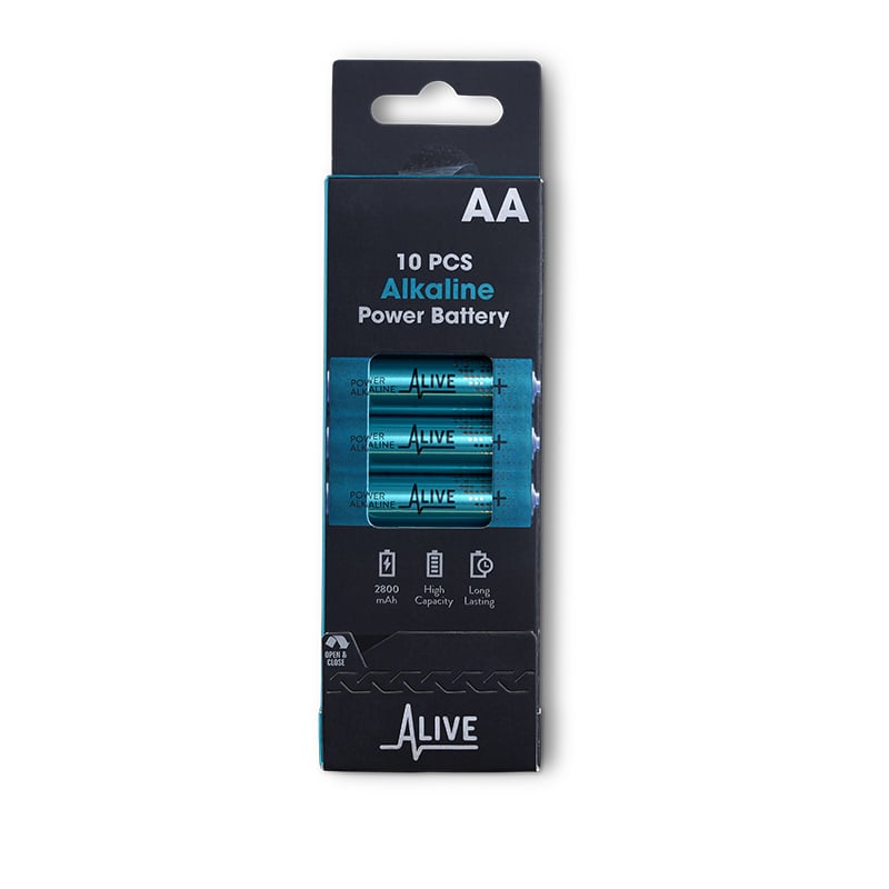 batteri aa lr6 1.5v 10-pak
