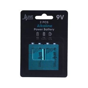 Batteri 9V 6LR61 2 pak