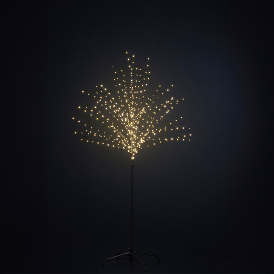 Lystræ med 250 LED lys og timerfunktion 120 cm