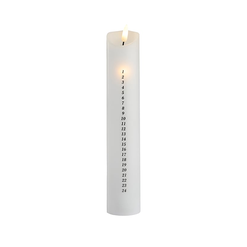 LED kalenderlys H28 cm