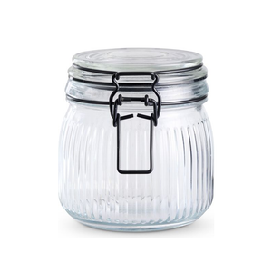 Opbevaringsglas med låg 0,5 liter