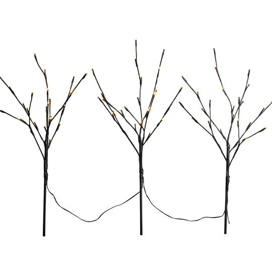 Day lystræ 3 stk. med 24 LED H70 cm