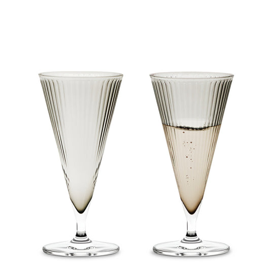 Rosendahl Grand Cru Nouveau champagneglas - 20 cl smoke 2 stk.