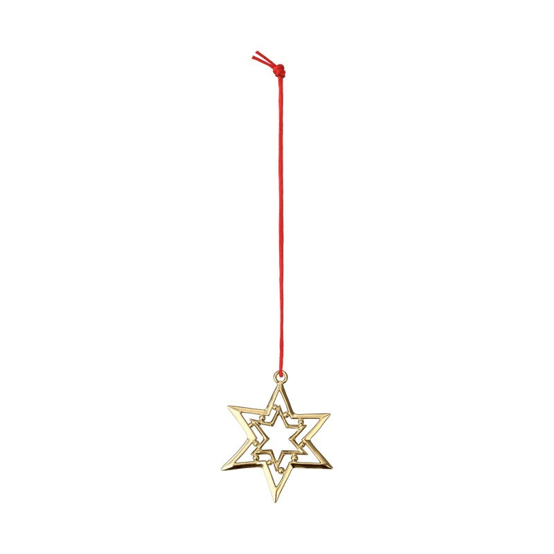 Rosendahl Karen Blixens Jul Trille stjerne forgyldt H8 cm