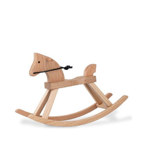 Kay Bojesen Figurines mini gyngehest bøg H 9,5 cm
