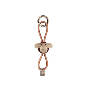 Kay Bojesen Abe nøglering bordeaux H 3 cm