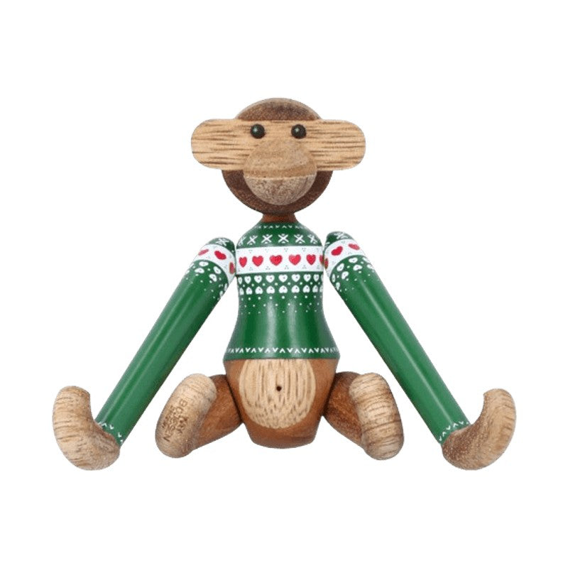 Kay Bojesen mini abe med julesweater 2025 grøn