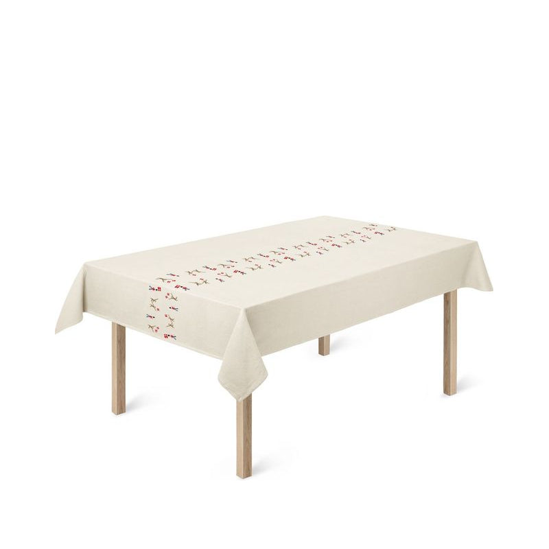 Kay Bojesen Fødselsdagsdug hvid 150x370 cm
