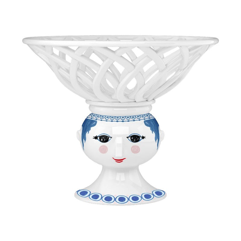 Bjørn Wiinblad Dora frugtskål blå Ø25 cm