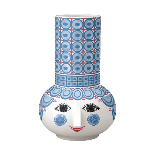 Bjørn Wiinblad Olga lysestage lys blå H14 cm