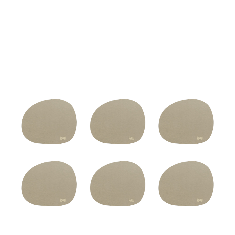 Aida RAW glasbrik soft silikone mellow clay 6 stk.