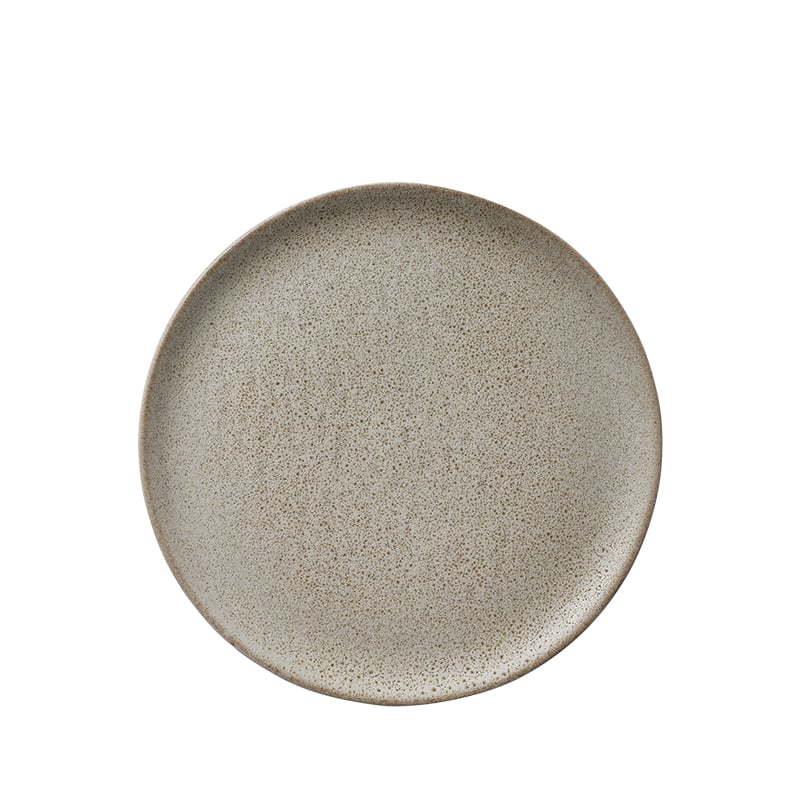 Raw middagstallerken sandy beige 28 cm