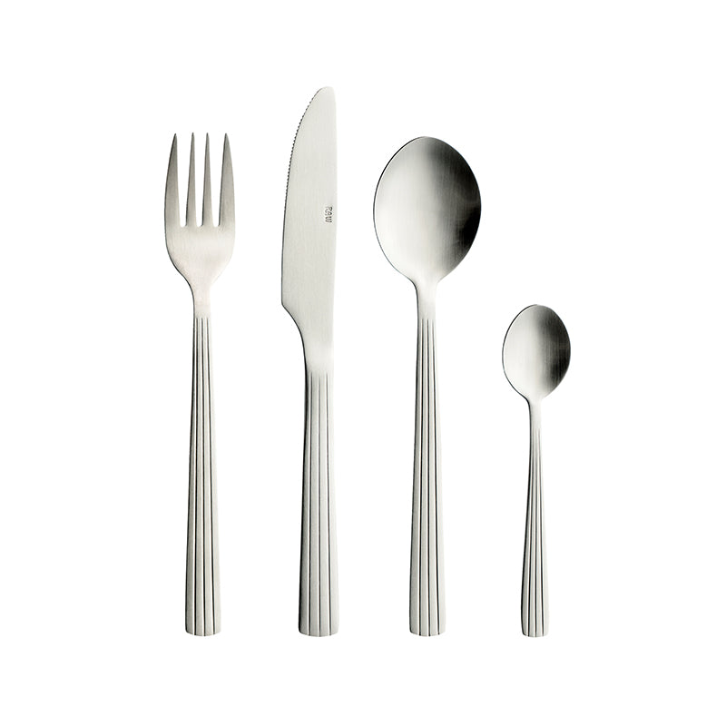RAW bestiksæt 48 dele mat stål