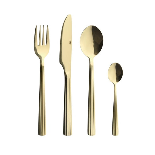 RAW bestiksæt champagne guld 40 dele