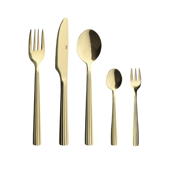 RAW bestiksæt 50 dele champagne guld