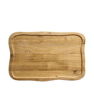 Aida RAW teaktræ skærebræt med saftrille 40x26 cm
