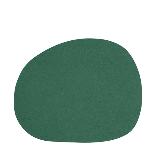 RAW Recycled dækkeserviet læder grøn