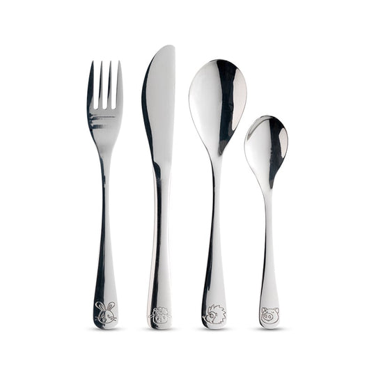 Aida Atelier børnebestik sølv 4 dele