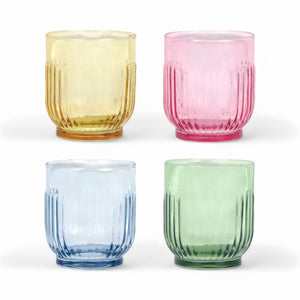 Aida Mosaic glas multifarvet 4 stk 34 cl