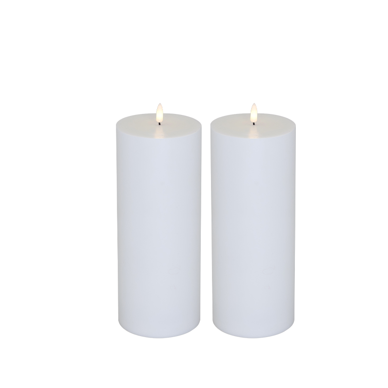 LED bloklys udendørs 2 stk.