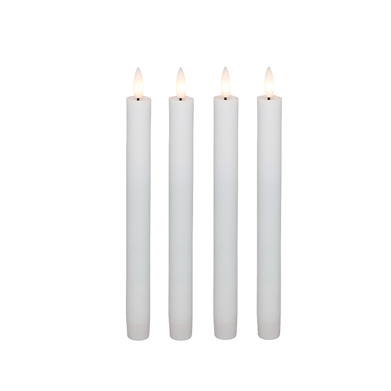LED stagelys genopladelige 4 stk. 22,5 cm