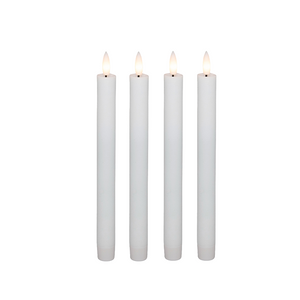 LED stagelys genopladelige 4 stk. 22,5 cm