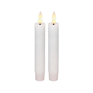 Cozzy LED stagelys 11 cm 2 stk. hvid